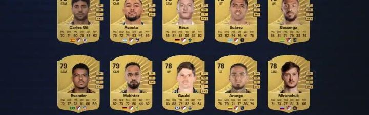 美职联球员FC26能力值排行：梅西86排第1